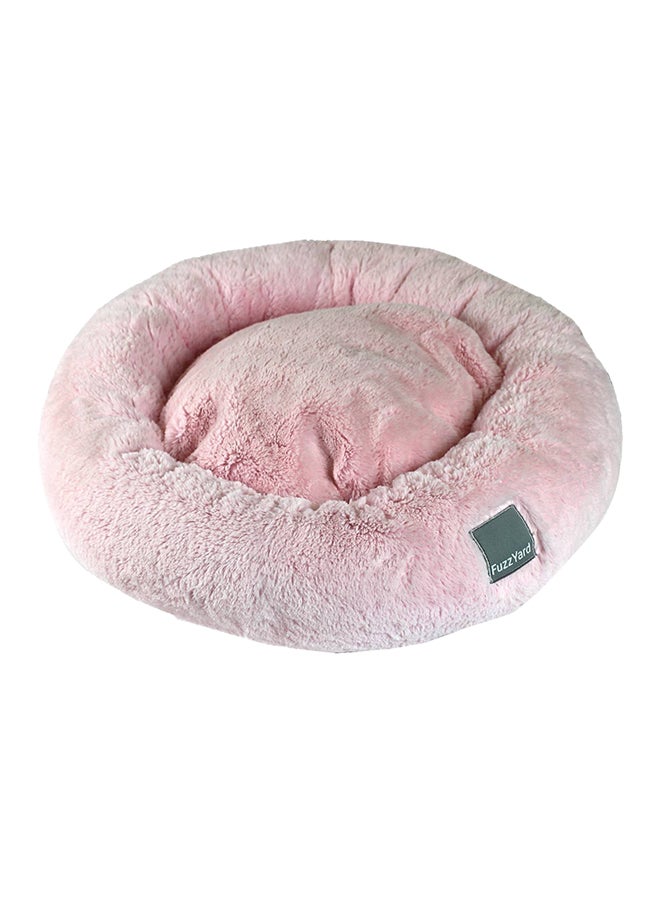 FuzzYard Bed With Removable Cushion For Cat And Dog Pink ‎60 x 60 x 15cm - Image 1
