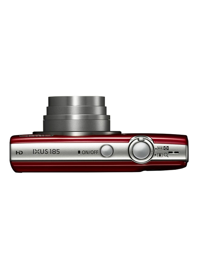 Canon - IXUS 185 20MP 8x Optical Zoom Point And Shoot Camera - Image 1