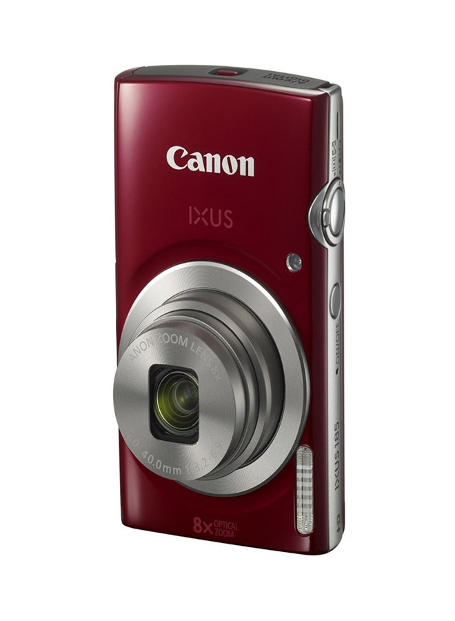 Canon - IXUS 185 20MP 8x Optical Zoom Point And Shoot Camera - Image 1