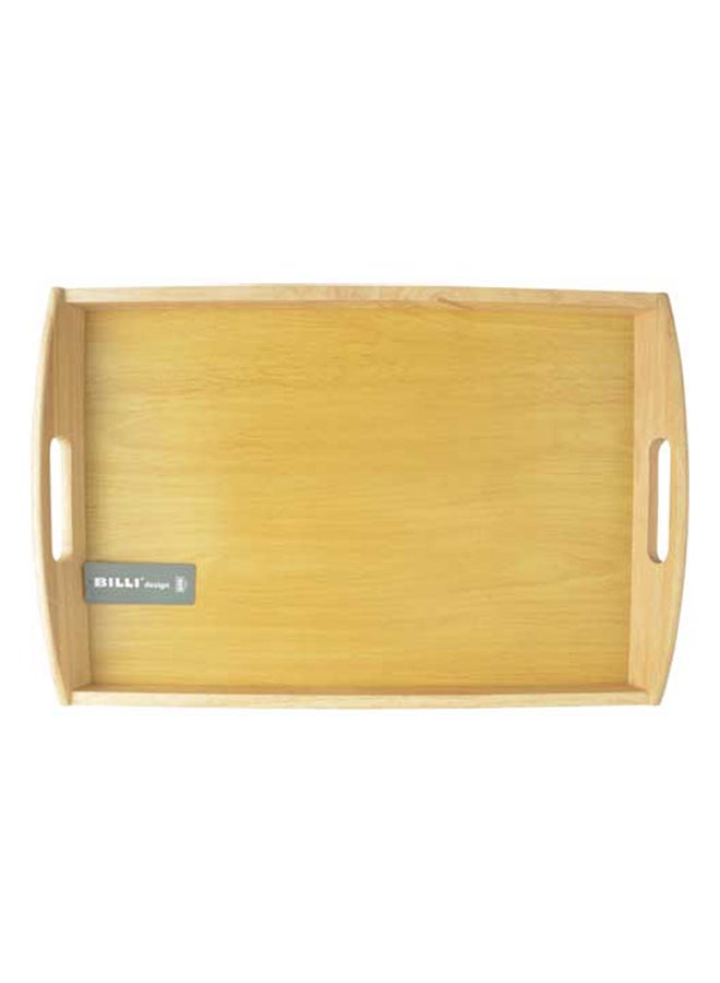 BILLI Wooden Serving Tray Brown 34x51.5x6.5 .cm