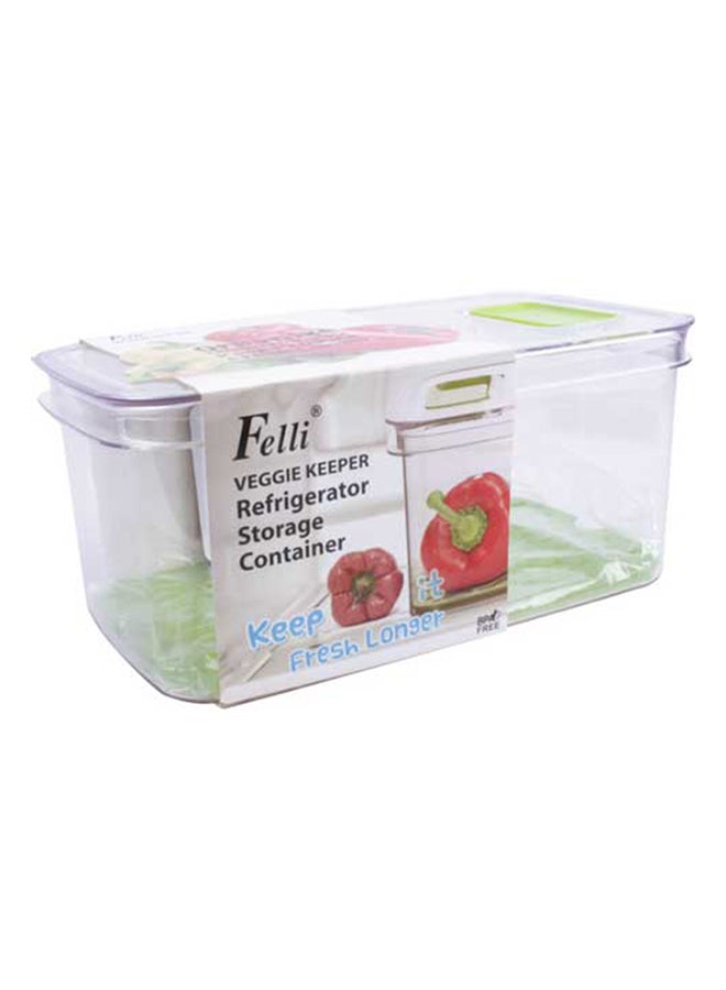 Felli Refrigerator Storage Container Clear 32.5x17.75x14cm
