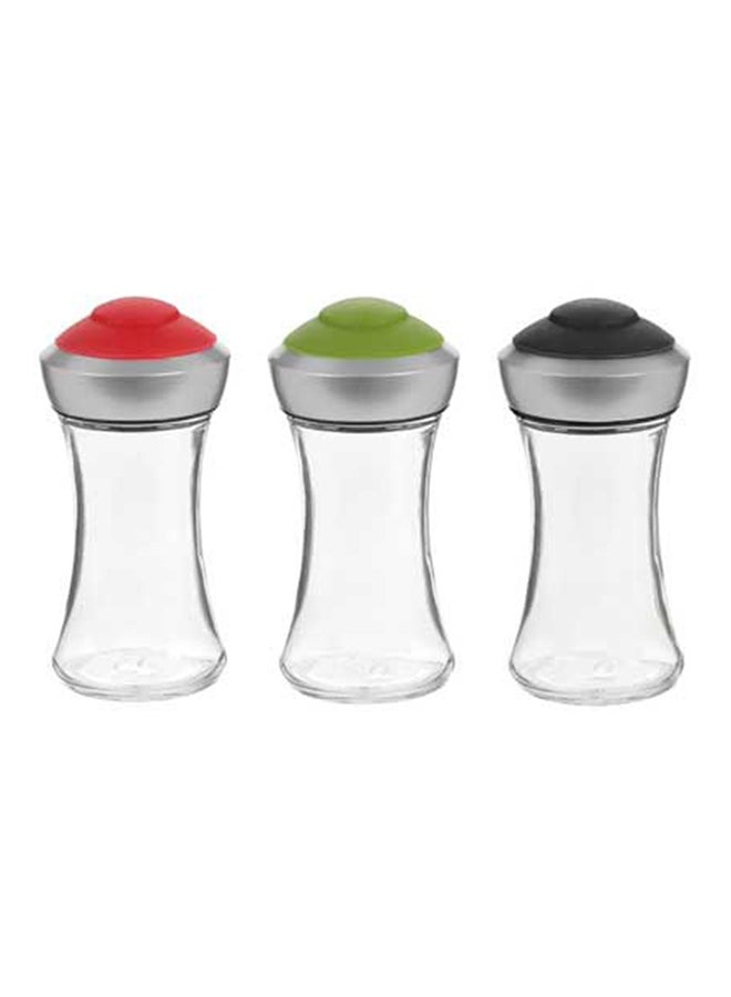 Trudeau 3-Piece Pop Salt And Pepper Shaker Multicolour