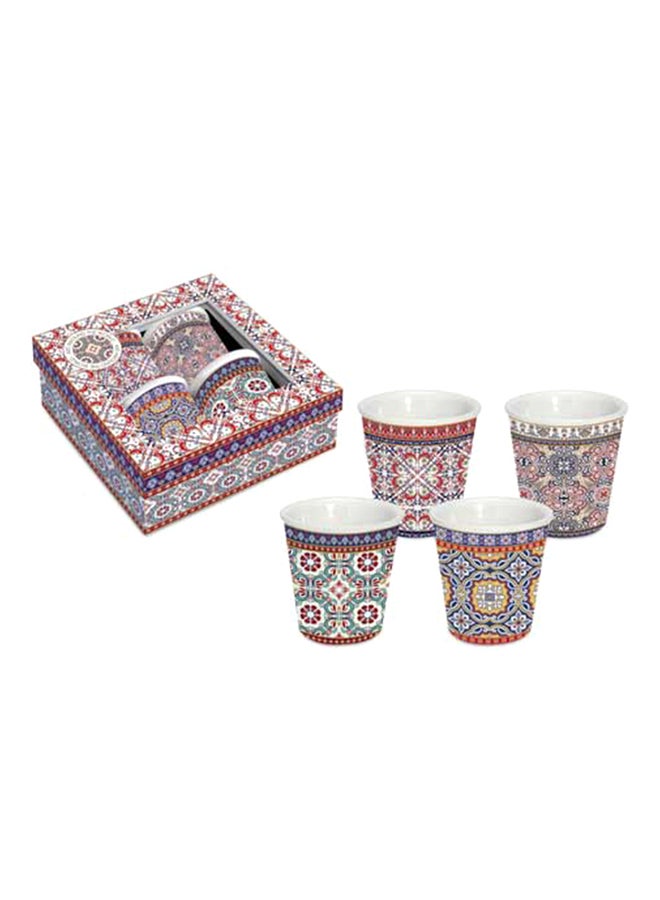 4-Piece Mug Set Multicolour 6.5x6.5x6.2cm - v1541778000/N19559403A_1