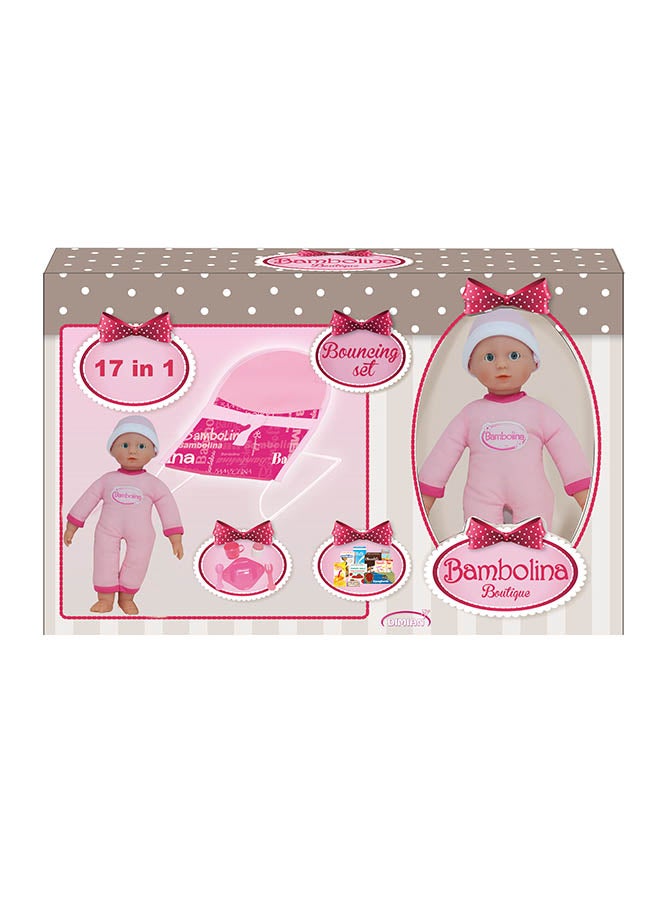 Bambolina - 17-In-1 Doll Bouncing Set - Image 1