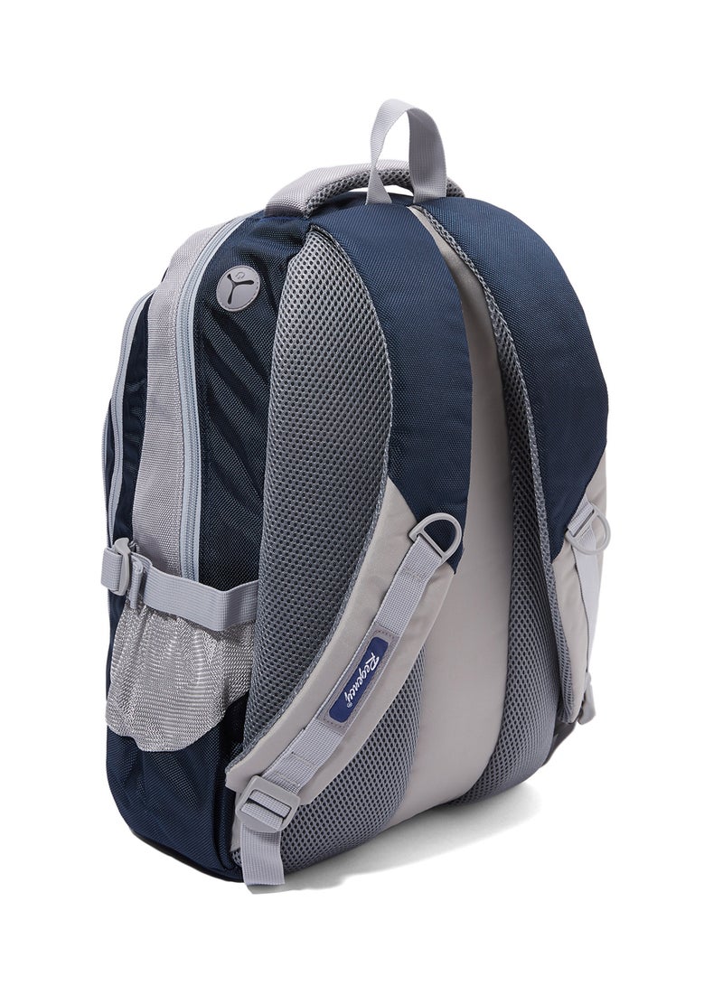 Regency Zipper Closure Backpack Black/Grey - Image 2