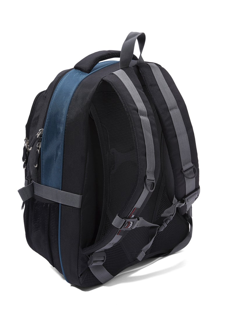 Regency - Zipper Closure Backpack Black/Grey - Image 1