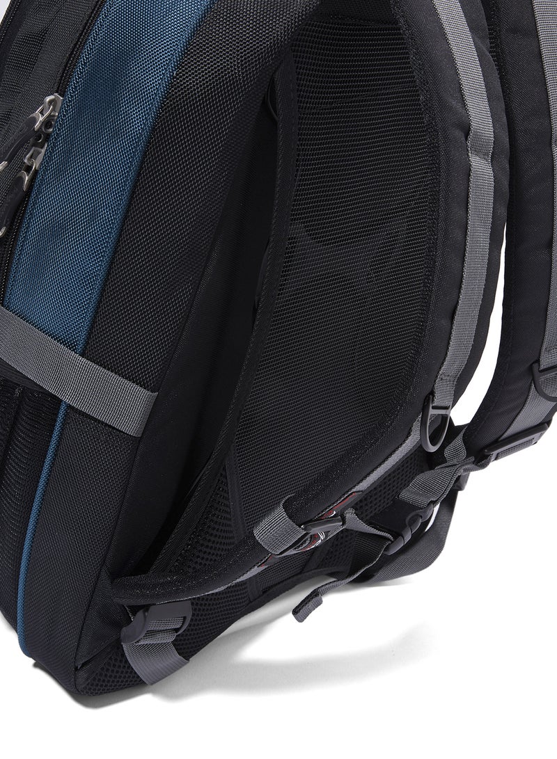Regency - Zipper Closure Backpack Black/Grey - Image 1