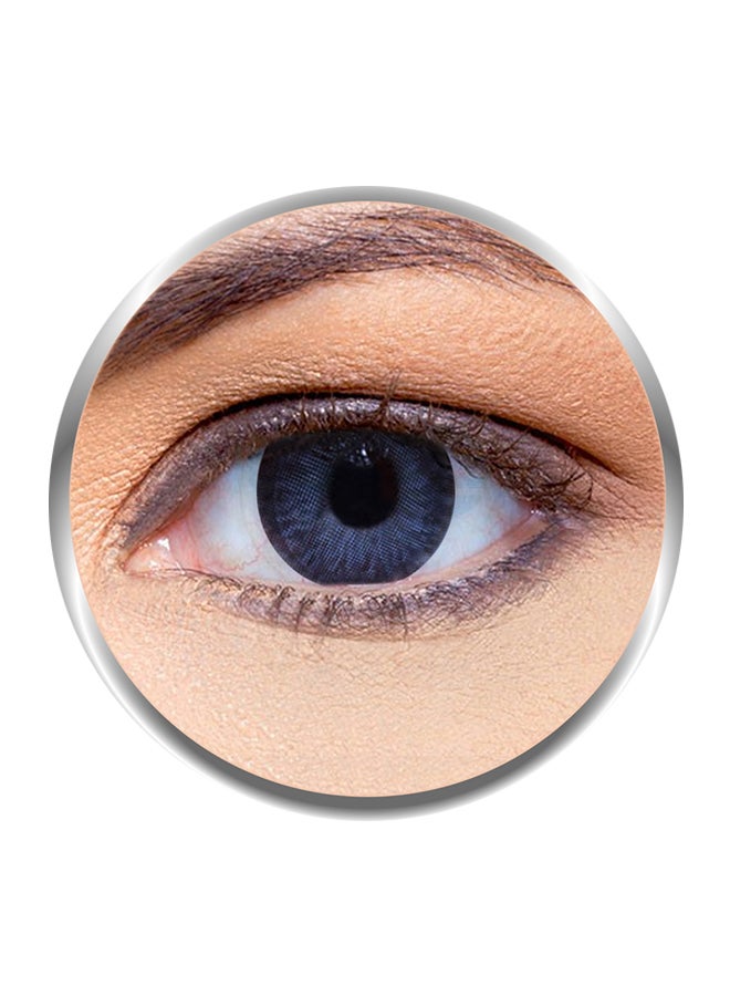Anesthesia Addict Platino (Blue) 6 Months Disposable Contact Lenses  - Image 1