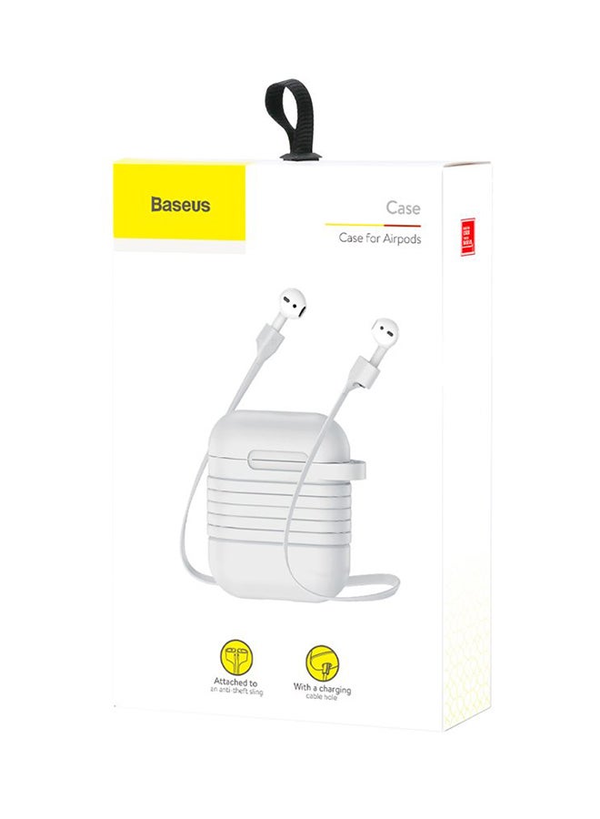 Baseus - Protective Case For Apple AirPods White - Image 1