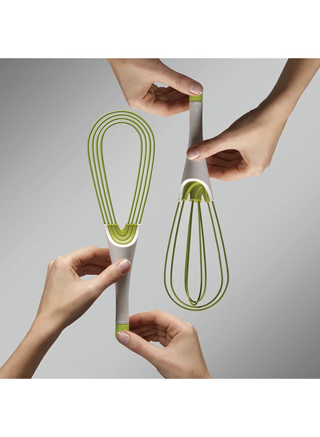 Joseph Joseph 2-In-1 Twist Whisk White/Green 29.5x8.5x7cm  - Image 3
