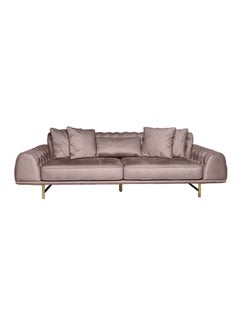 homes r us Mathilda 3-Seater Sofa Set Beige  - Image 1
