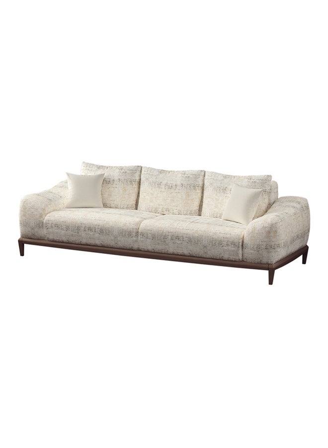 homes r us - Luxury Collection Natali 3-Seater Sofa Set Off White - Image 1
