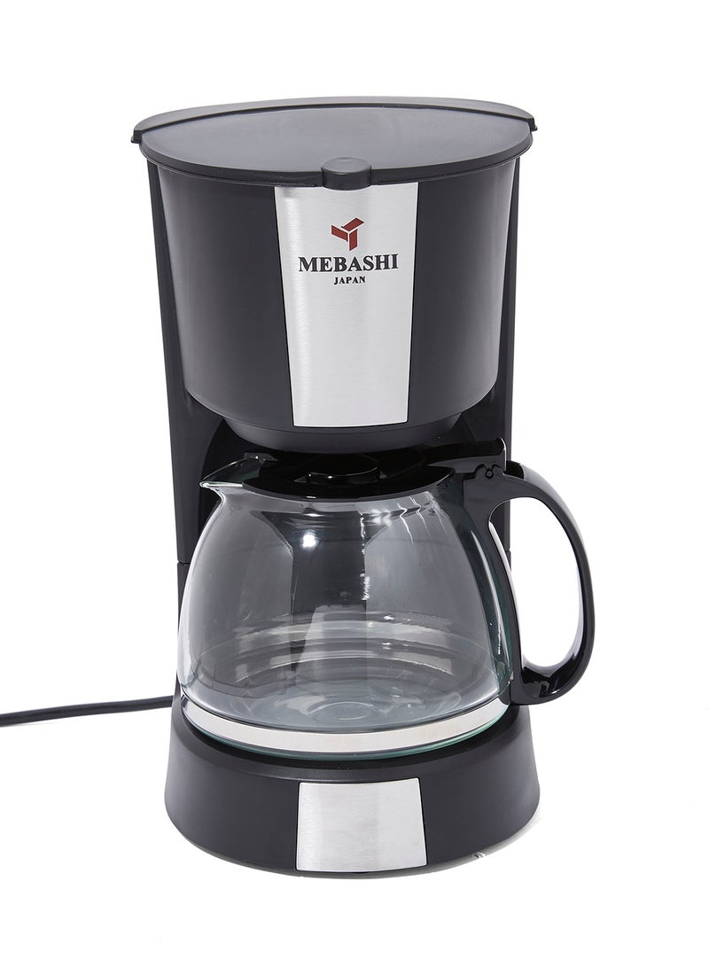 Mebashi Drip Coffee Maker 900.0 W ME-DCM1004 Black/Silver/Clear  - Image 1