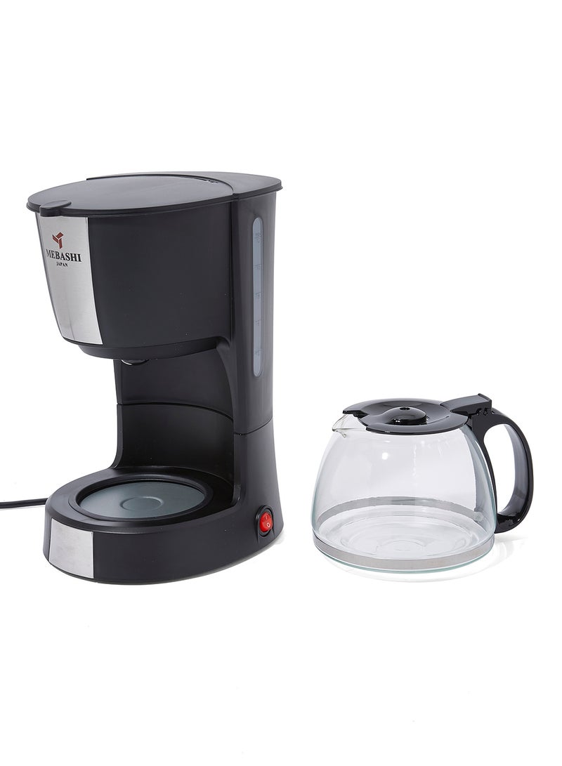 Mebashi Drip Coffee Maker 900.0 W ME-DCM1004 Black/Silver/Clear  - Image 2