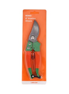 LAWAZIM Pruning Shears Green/Orange 8inch  - Image 4