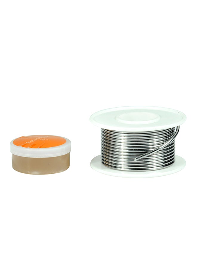 LAWAZIM Solder Core Wire With 10g Resin White/silver 40grams - Image 1