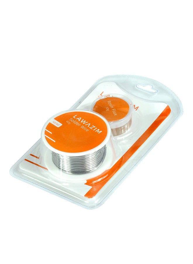 LAWAZIM Solder Core Wire With 10g Resin White/silver 40grams - Image 3