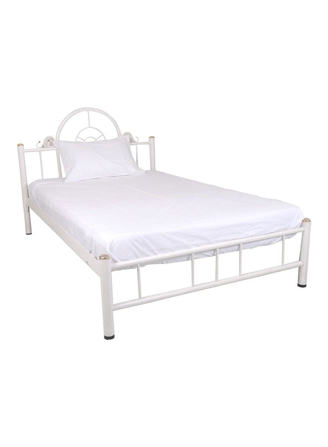Princess - 2-Piece Fitted Sheet With Pillow Single Case Set Cotton White 100x200cm - Image 1