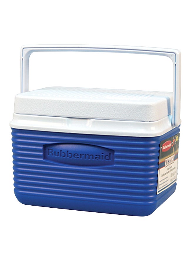 Ice Chest With Handle Blue/White 4.8Liters