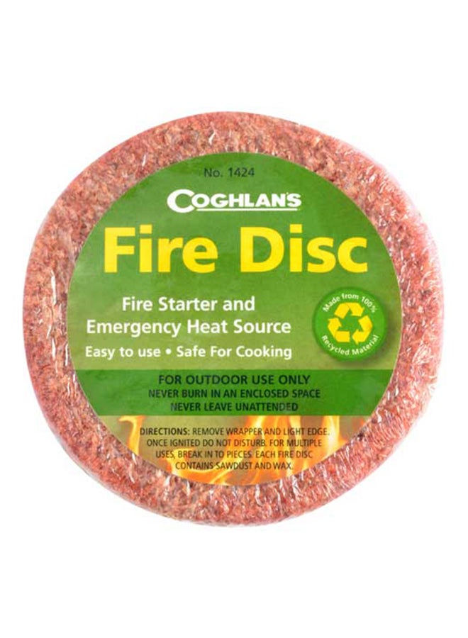 COGHLANS Fire Starter Disc Peach 99.22grams 