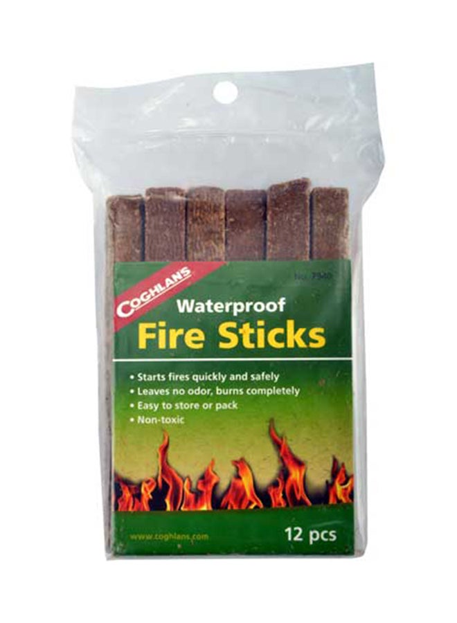 COGHLANS 12-Piece Fire Stick Set Brown 