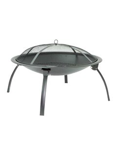 Generic Portable Fire Pit With Carry Bag Black 56x14x56cm 