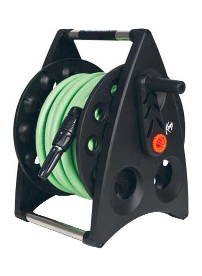 Wall Mounted Hose Reel Grey/Black