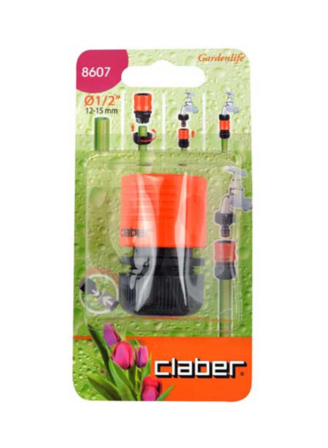 كلابر موصل خرطوم أسود /برتقالي.