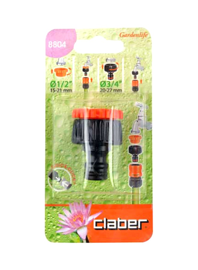 كلابر موصل خرطوم متعدد الربط أسود /برتقالي.