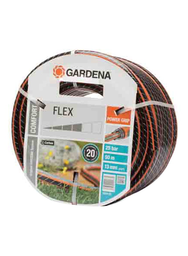 غاردينا خرطوم حديقة مرن أسود /برتقالي.