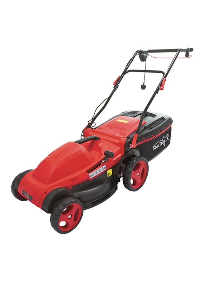 آلة جز العشب أحمر وأسود 46سم