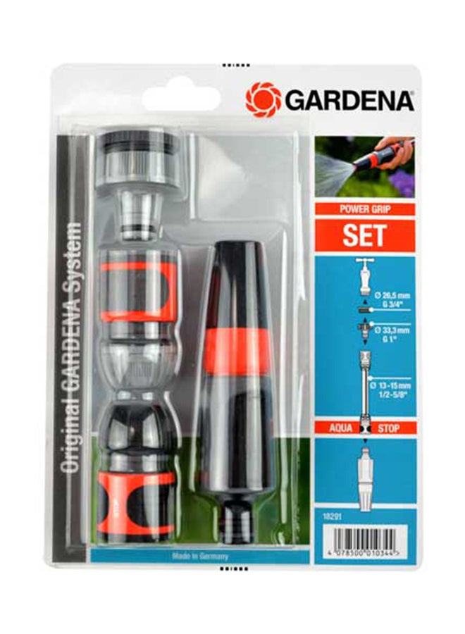 غاردينا طقم موصلات من 5 قطع رمادي/أسود/برتقالي