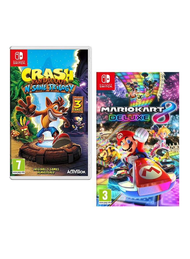 Activision Mario Kart 8 Deluxe + Crash Bandicoot N. Sane Trilogy - Nintendo Switch - Nintendo Switch - Image 1