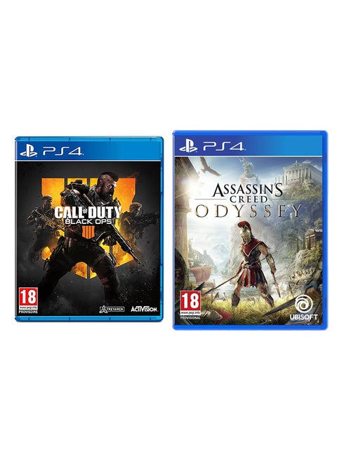 Assassin's Creed Odyssey + Call Of Duty: Black Ops 4 - (Intl Version) - playstation_4_ps4