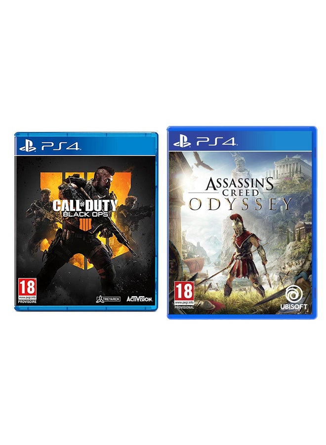Activision - Assassin's Creed Odyssey + Call Of Duty: Black Ops 4 - (Intl Version) - playstation_4_ps4 - Image 1