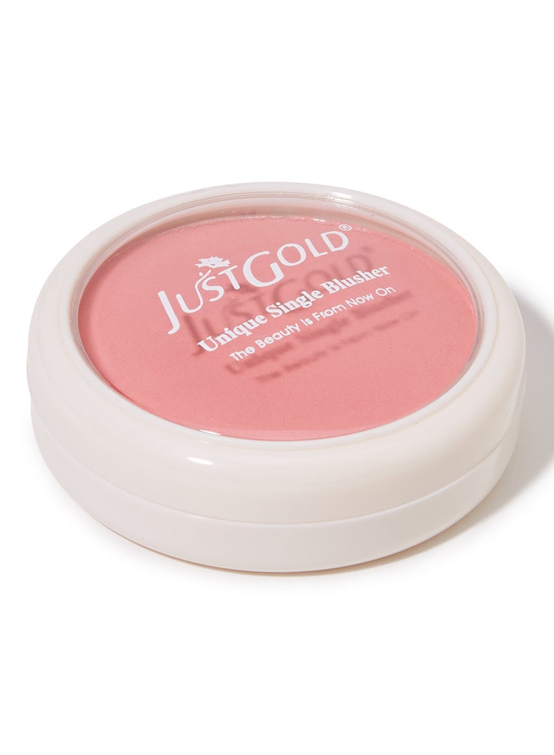 JUST GOLD Unique Single Blusher 01 Pink - Image 1
