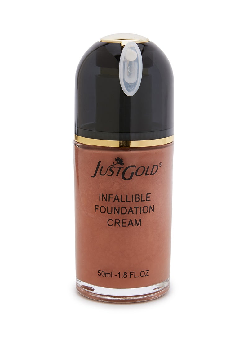 JUST GOLD Infallible Foundation Cream 06 Brown  - Image 1