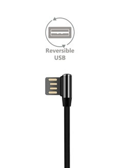 iends 3-In-1 Fast Charging L-Shape Multi Pin USB Cable Black  - Image 3