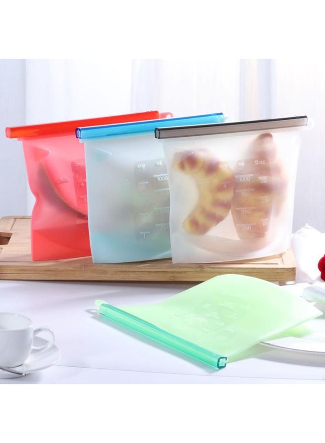 LIMITLESS - 4-Pack Food Storage Bag Set Multi Colour 1000ml - Image 1