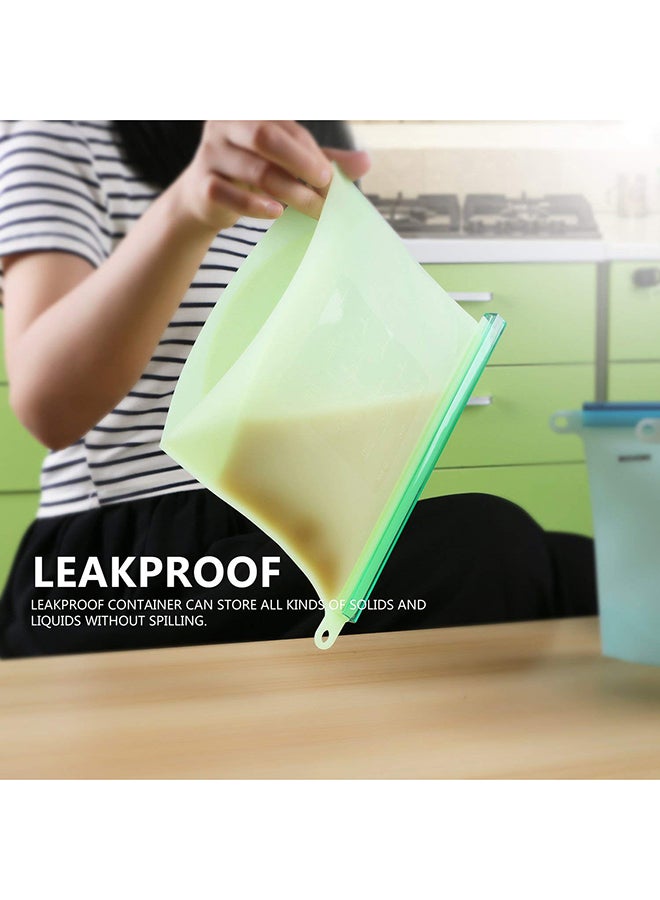 LIMITLESS - 4-Pack Food Storage Bag Set Multi Colour 1000ml - Image 1