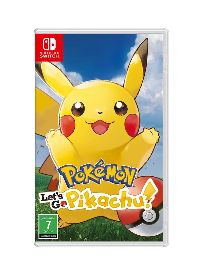 Game Arts Pokemon: Lets Go Pikachu - English/Arabic - (KSA Version) - Adventure - Nintendo Switch  - Image 1