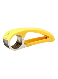 Stainless Steel Banana Slicer Yellow/Silver 17.5x3.7cm