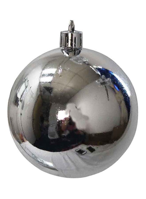 18-Piece Shiny Matt Glitter Ball Set 5cm