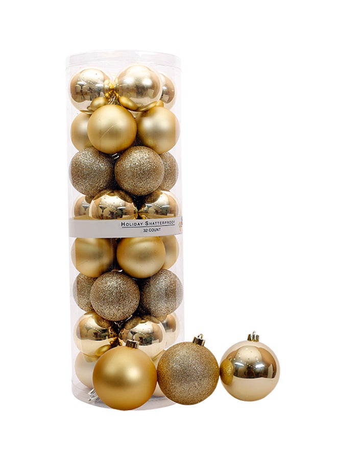 32-Piece Christmas Decorative Ball Set Gold - v1542205942/N16771843A_1