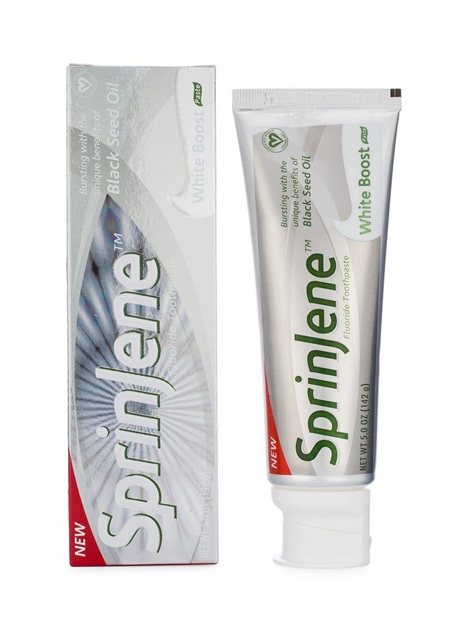 سبرين جين معجون أسنان مبيض بالفلورايد أبيض 142جرام - Image 2