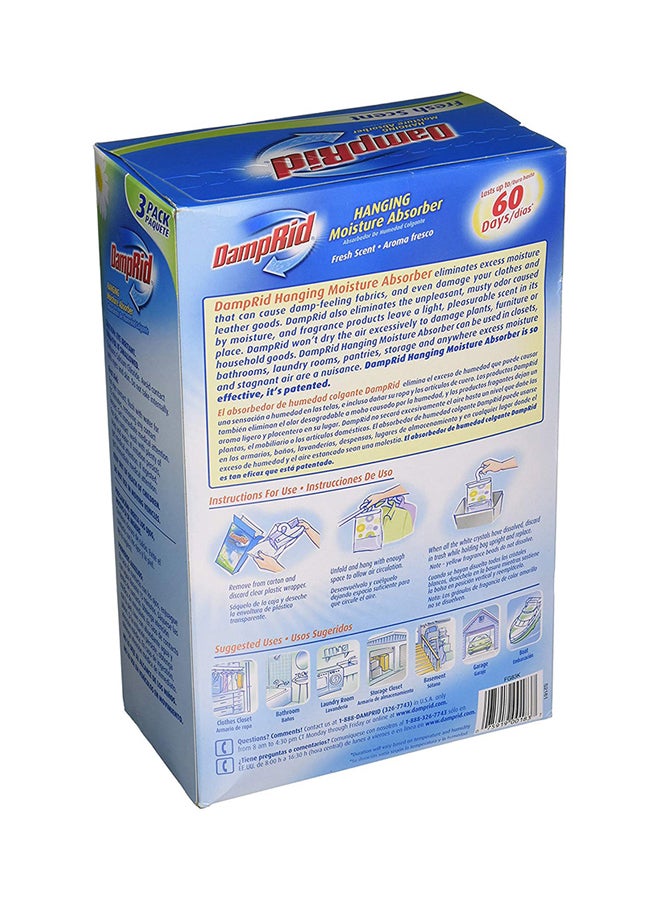 DampRid - Pack of 3 Hanging Moisture Absorber - Image 1