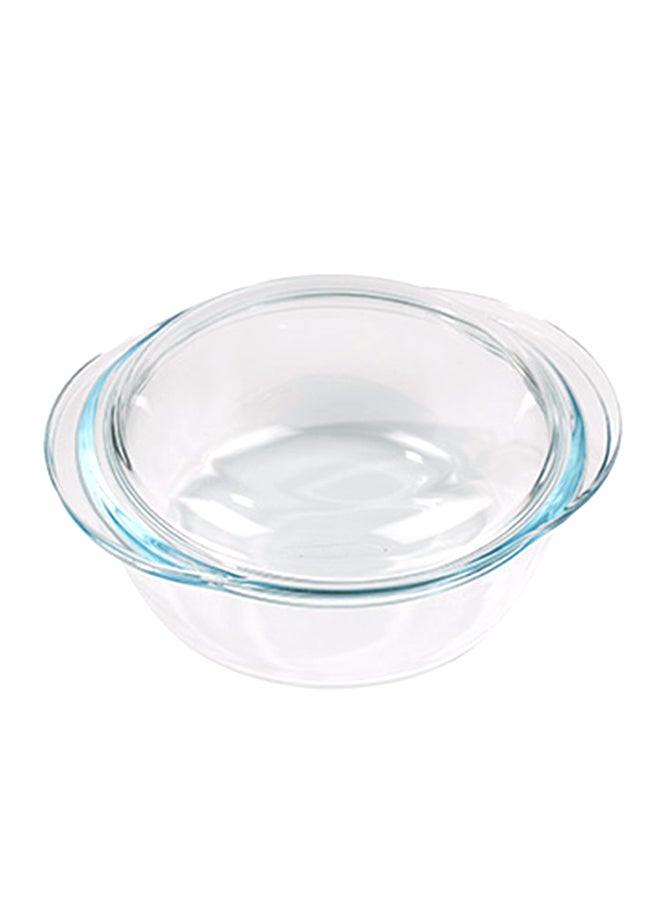 Essential Round Casserole With Lid Clear 2.1Liters - v1542206051/N19174228A_1