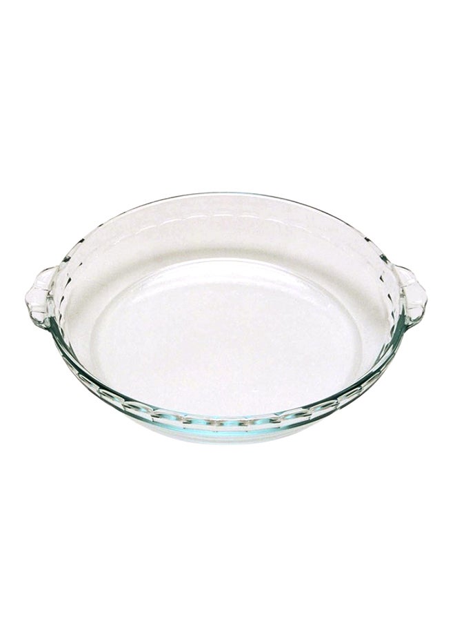PYREX Flan Cake Dish Clear 23x26cm - Image 1