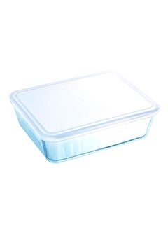 Rectangular Container With Lid Clear 0.8Liters
