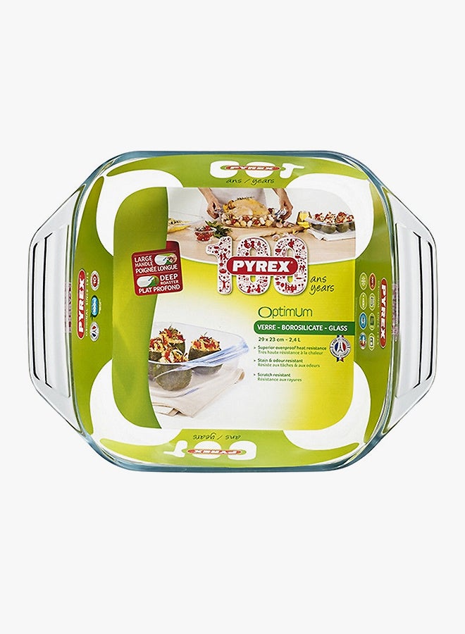 PYREX Optimum Square Roaster Clear 29x23cm - Image 2